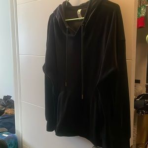Black Velvet Hoodie